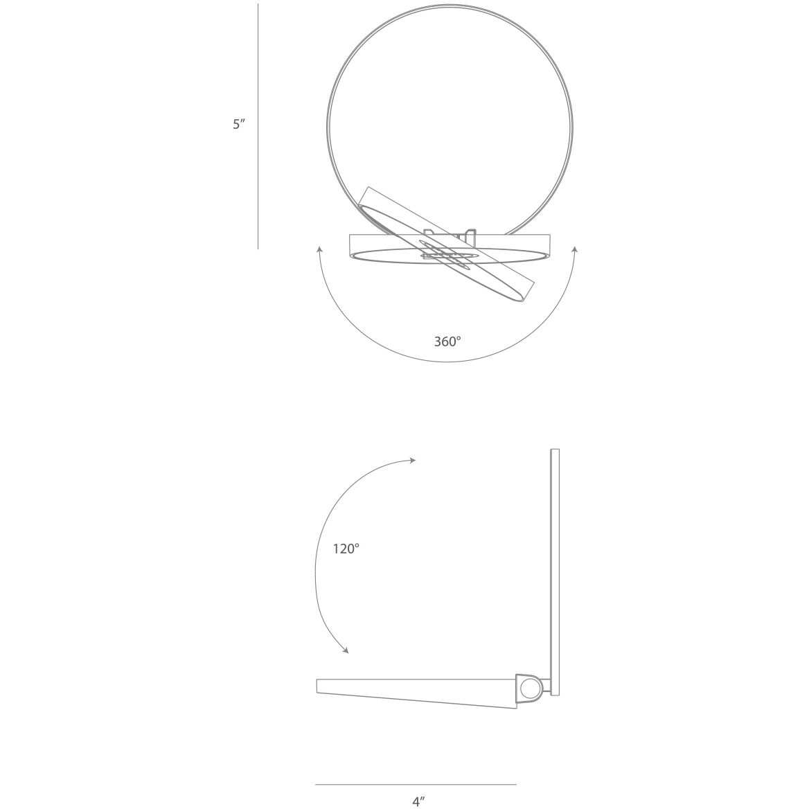 Gravy LED 4 inch Matte White with White Oak Wall Sconce Wall Light, Plug-in